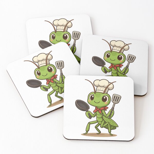 Item preview, „Chef Mantis – Kawaii Master of the Pan” designed and sold by MK-WOOD.