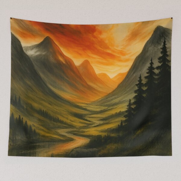 Item preview, Fire Valley designed and sold by AJSRPrints.