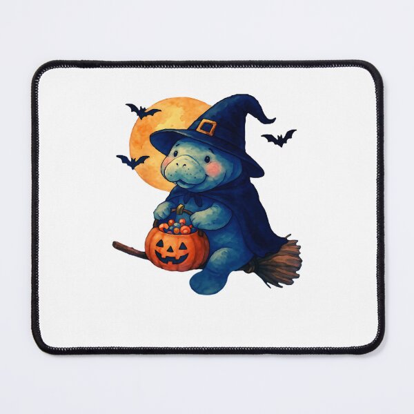 Item preview, Funny Manatee Witch Hat Pumpkin Halloween designed and sold by URGlden.