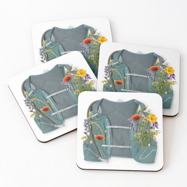 Item preview, Floral wildflower trail running vest art designed and sold by inKseparable.