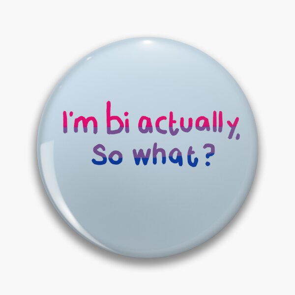 Item preview, I’m bi actually  designed and sold by StickerzByJo.