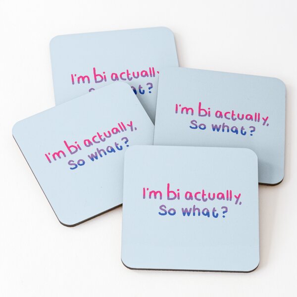 Item preview, I’m bi actually  designed and sold by StickerzByJo.