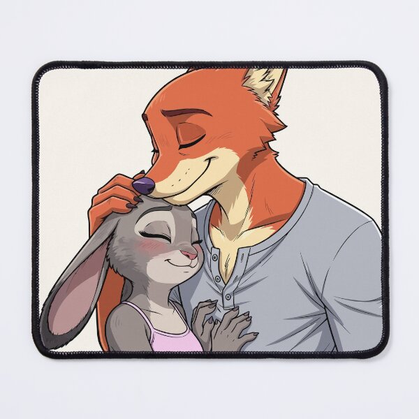 Item preview, Zootopia Nick Wilde & Judy Hopps – Fox & Bunny Movie Character Art designed and sold by StudioJohan.