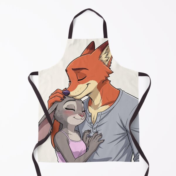 Item preview, Zootopia Nick Wilde & Judy Hopps – Fox & Bunny Movie Character Art designed and sold by StudioJohan.