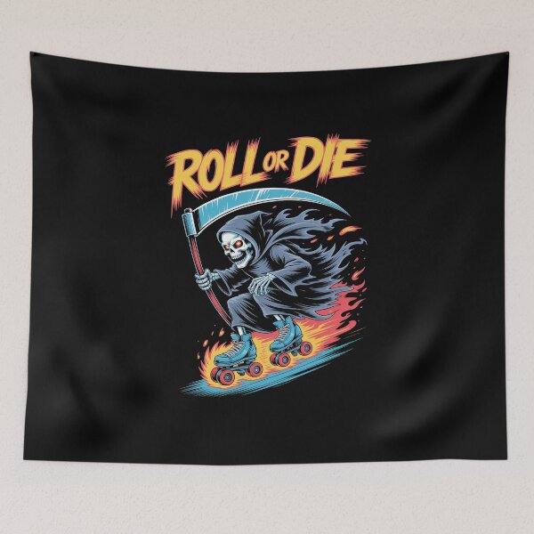 Item preview, Roll or Die: The Reaper on Wheels designed and sold by Enea Kelo.
