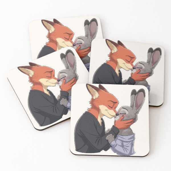 Item preview, Nick & Judy Zootopia Couple – Zootropolis Fox & Bunny Design designed and sold by StudioJohan.