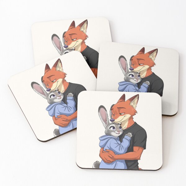 Item preview, Zootopia Nick Wilde & Judy Hopps – Fox & Bunny Furry Character designed and sold by StudioJohan.