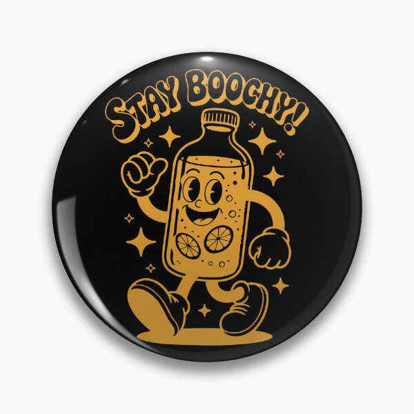 Item preview, Kombucha Bottle – Fizzy Fun Retro Rubber Style Animation designed and sold by Mdozet.