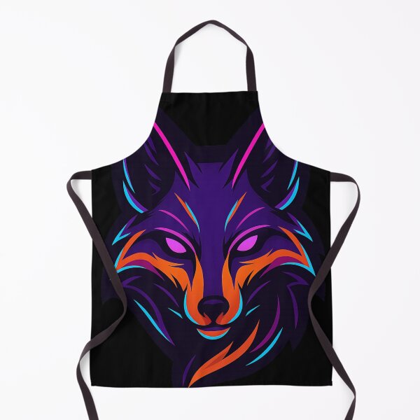 Item preview, Neon Fox Head – Cyber Glow Animal Design designed and sold by Nuvijo.