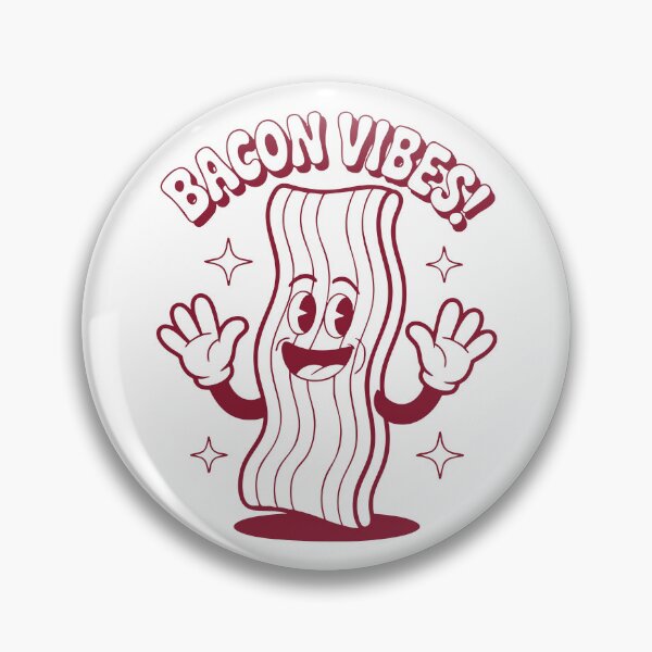 Item preview, Bacon – Crispy Groove Retro Rubber Style Animation designed and sold by Mdozet.