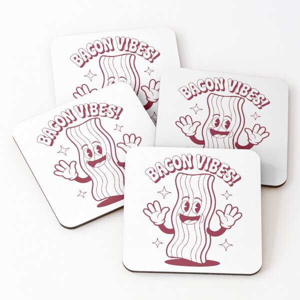 Item preview, Bacon – Crispy Groove Retro Rubber Style Animation designed and sold by Mdozet.