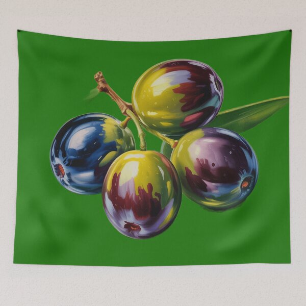 Item preview, olive fruit,oil paint. designed and sold by elegantpaterns.