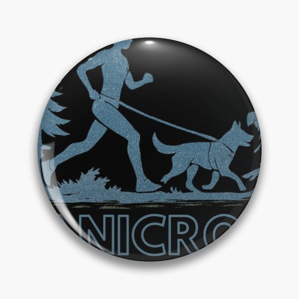 Item preview, Canicross Girl – Vintage Grunge Running with Dog Design designed and sold by Meandmyshop.