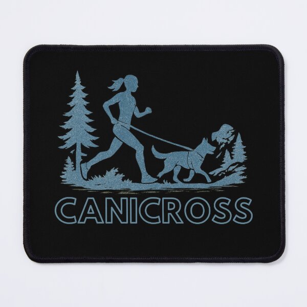 Item preview, Canicross Girl – Vintage Grunge Running with Dog Design designed and sold by Meandmyshop.
