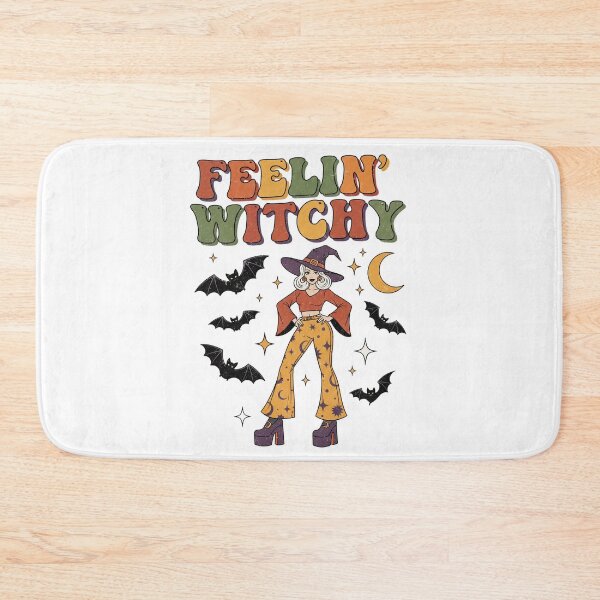 Item preview,  Feelin Witchy Retro 70s Witch Groovy Bats and Moon. designed and sold by ANDREW-DESIGN.