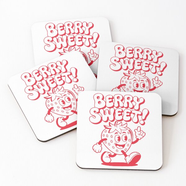 Item preview, Strawberry – Berry Cute Retro Rubber Style Animation designed and sold by Mdozet.