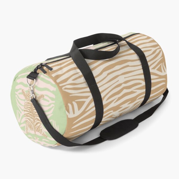 Item preview, zebra green and tan bag designed and sold by maliapolsterart.