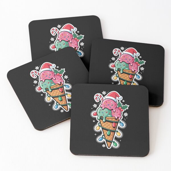 Item preview, Christmas Lights Ice Cream Cone Santa Hat Women Kids designed and sold by clothesy7.