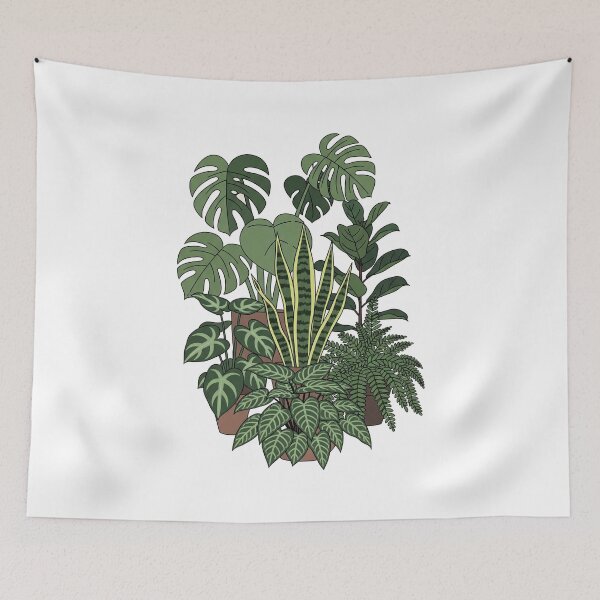 Item preview, Green Plants Illustration designed and sold by Apex Designs.