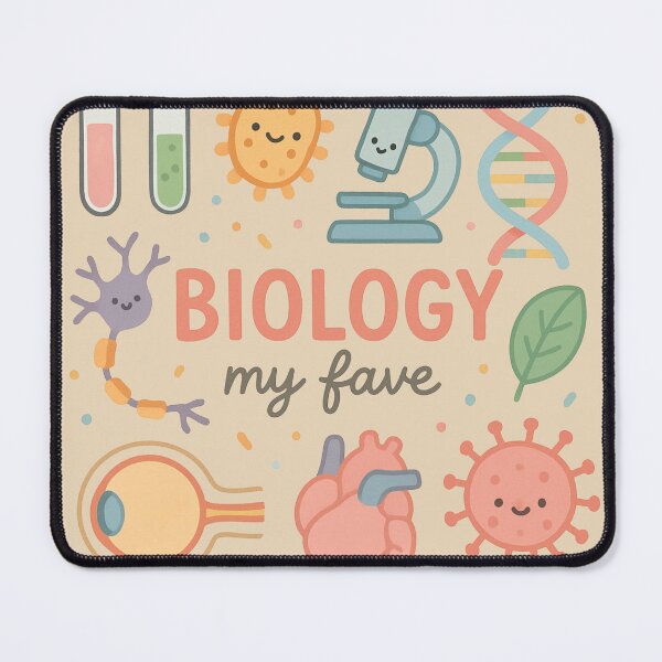 Item preview, Cute Pastel Biology Design for Kids – Kawaii Science Icons with “BIOLOGY my fave” designed and sold by Graphicarium Shop.