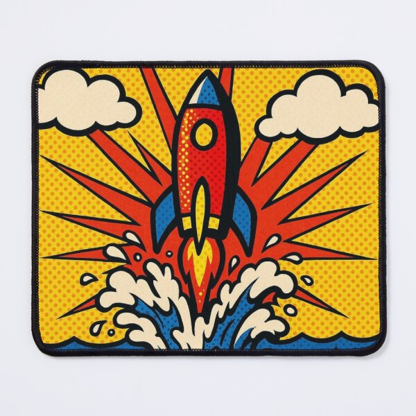Item preview, rocket shooting out of the sea designed and sold by Dogandesighn.