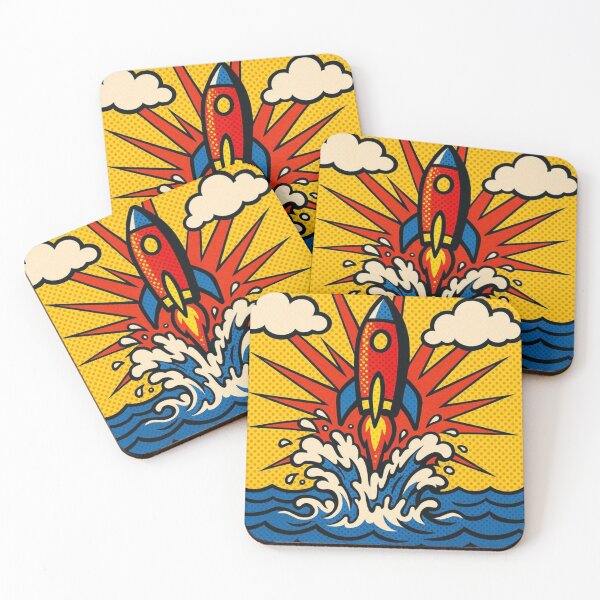 Item preview, rocket shooting out of the sea designed and sold by Dogandesighn.