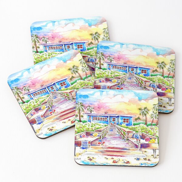 Item preview, Florida USA. Hideaway cottage, Ponte Vedra. designed and sold by ErinHillStudio.