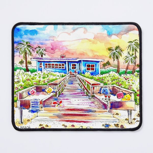 Aperçu de l'œuvre Floride, États-Unis. Chalet caché, Ponte Vedra. créée et vendue par ErinHillStudio.