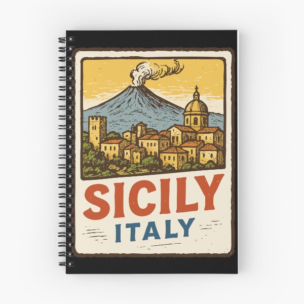 Item preview, Sicily Italy Stamp Travel designed and sold by TomFrontierArt.