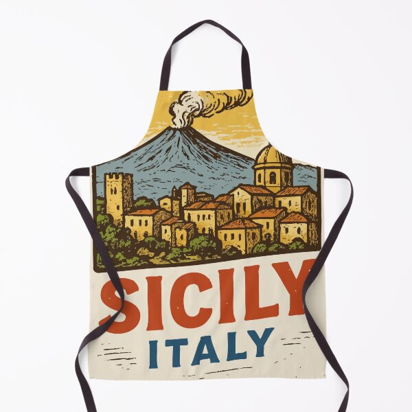 Item preview, Sicily Italy Stamp Travel designed and sold by TomFrontierArt.