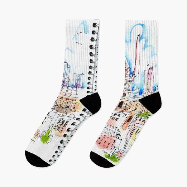 Item preview, London. UK. St Paul's & the City designed and sold by ErinHillStudio.