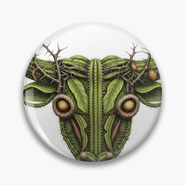 Item preview, Botanical Bull Head – Caatinga Biome Plant Illustration designed and sold by AV.