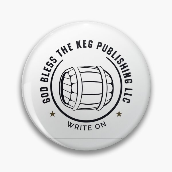 Item preview, The Iconic Retro Logo of God Bless the Keg Publishing LLC designed and sold by Elysianart100.