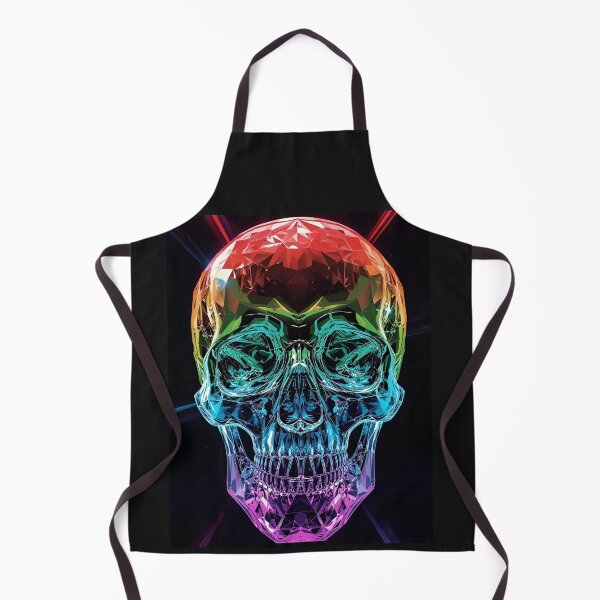 Item preview, Crystal Skull in Rainbow Colors – Hypnotic Premium Artwork designed and sold by RAKO13.