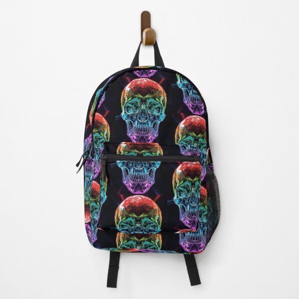 Item preview, Crystal Skull in Rainbow Colors – Hypnotic Premium Artwork designed and sold by RAKO13.