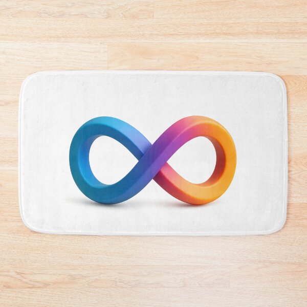 Item preview, „Infinity in Neon – Futuristic 3D Symbol” designed and sold by MK-WOOD.