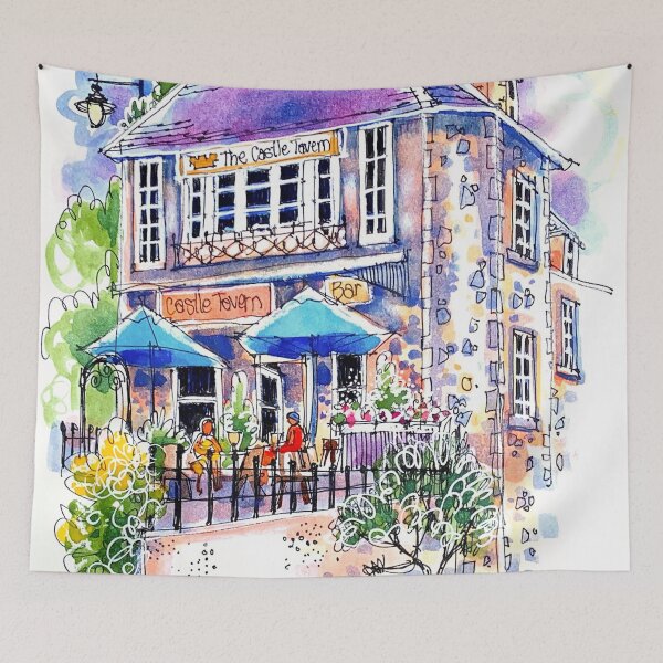 Item preview, Inverness Scotland. The Castle Tavern. designed and sold by ErinHillStudio.
