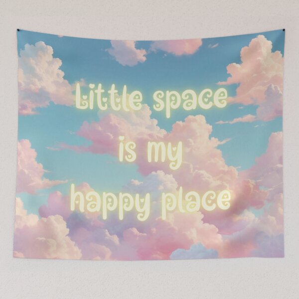 Item preview, Little Space Is My Happy Place designed and sold by ChibiNekoSpace.