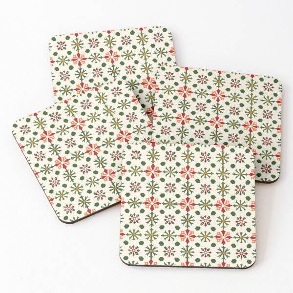 Item preview, Festive Folk Art Christmas Pattern designed and sold by Vision Crafted.