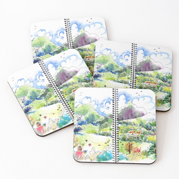 Item preview, Murwillumbah Australia. Mt Warning from Margaret Olley Garden designed and sold by ErinHillStudio.