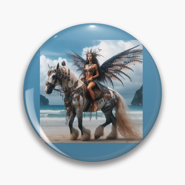 Item preview, "Lauraliah - LeMurian SeaHorse Messenger | Ancient Ocean Wisdom Keeper" designed and sold by WildlyAiyana.