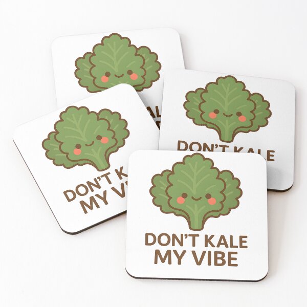 Item preview, Don't Kale My Vibe – Kale Pun Plant-Based Design designed and sold by cheezyburger.