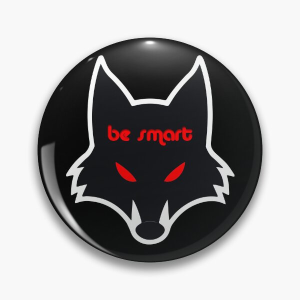 Item preview, Fox head with text be smart designed and sold by QuanntixArt.