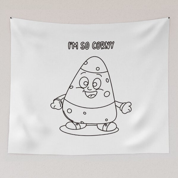 Item preview, I’m so corny designed and sold by ColouringCloset.