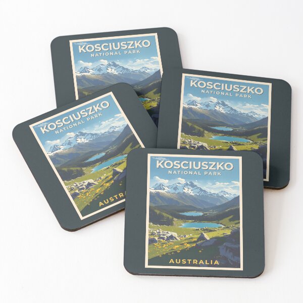 Item preview, Kosciuszko National Park - Australia  designed and sold by GoodOldVintage.