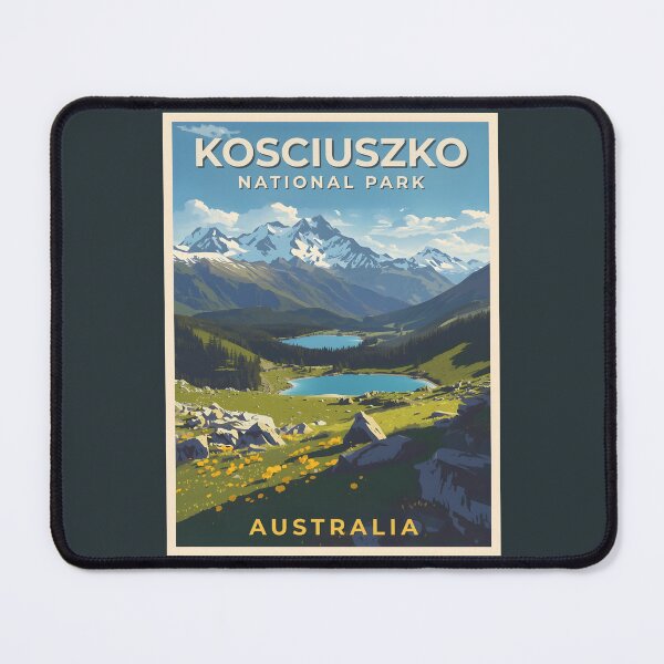 Item preview, Kosciuszko National Park - Australia designed and sold by GoodOldVintage.