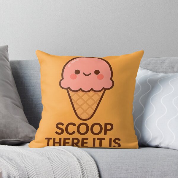 Item preview, Scoop There It Is – Ice Cream Pun Cartoon designed and sold by cheezyburger.