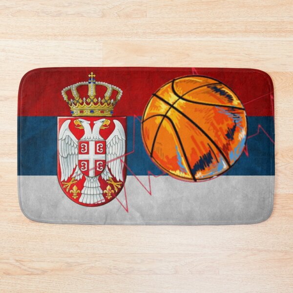 Item preview, Serbian basketball flag designed and sold by zorkaa1.