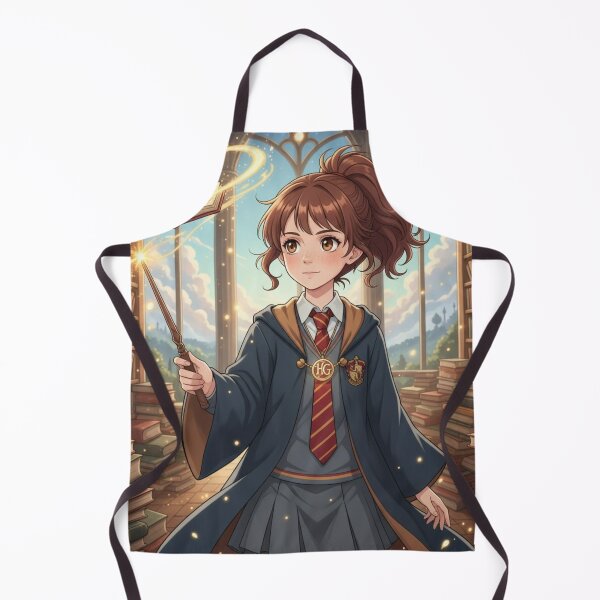 Item preview, Young Witch Practicing Magic in Library designed and sold by DeeNewcastle.