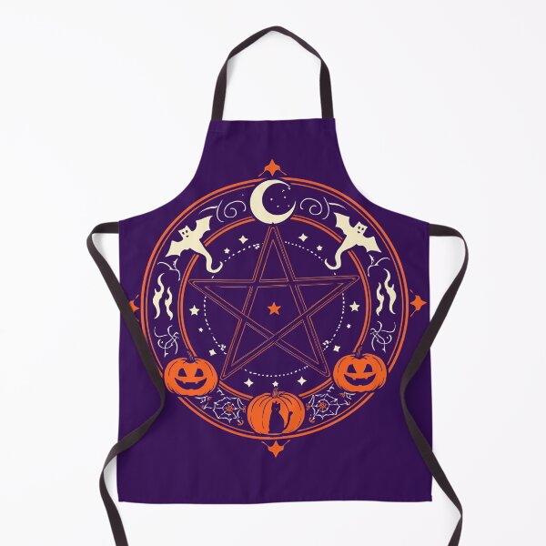 Item preview, Halloween Star Circle – Pumpkin Magic and Midnight Creatures designed and sold by MiszungART.